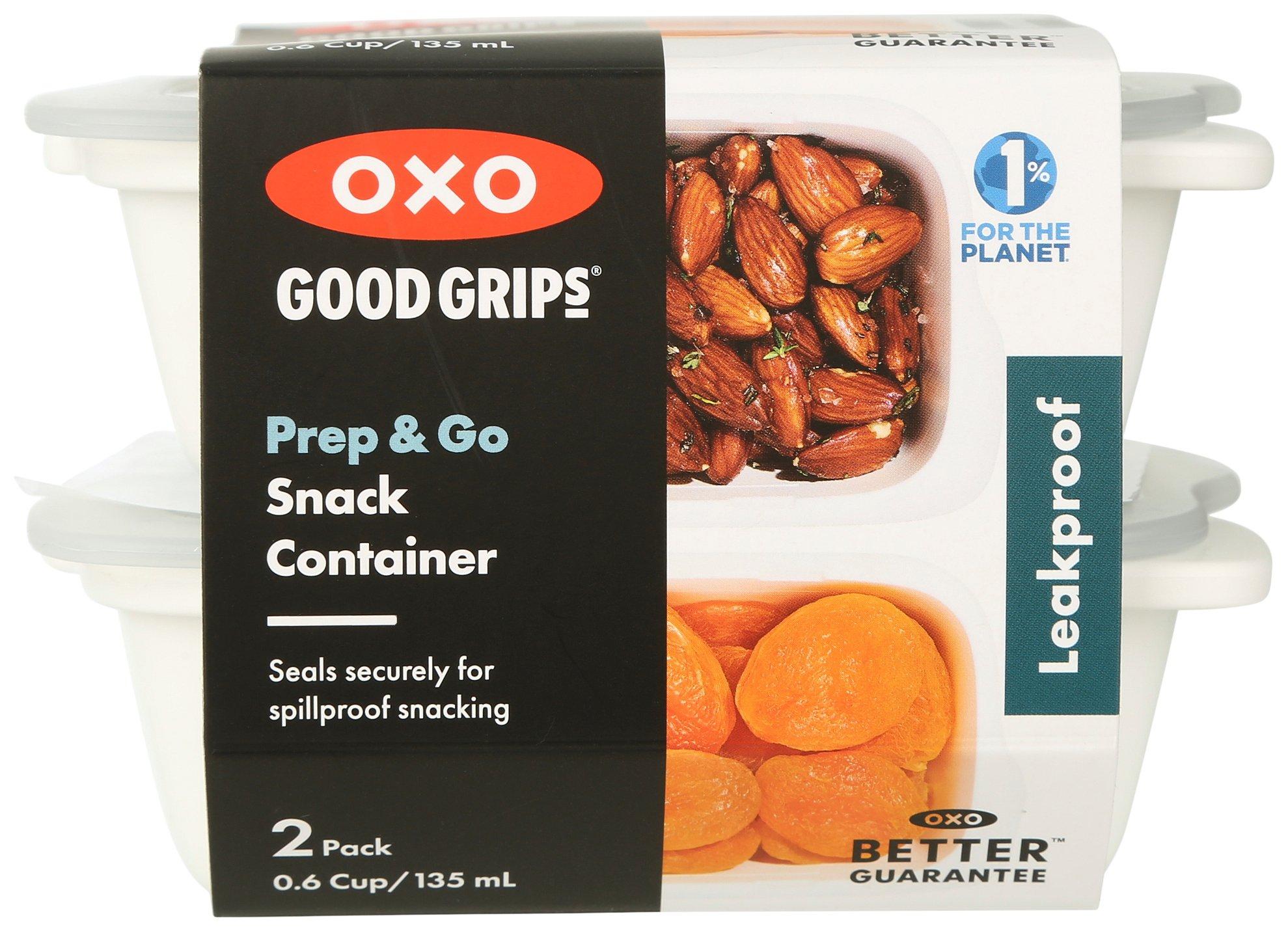 OXO Good Grips Prep and Go Leakproof 2 Cup Divided Container NEW