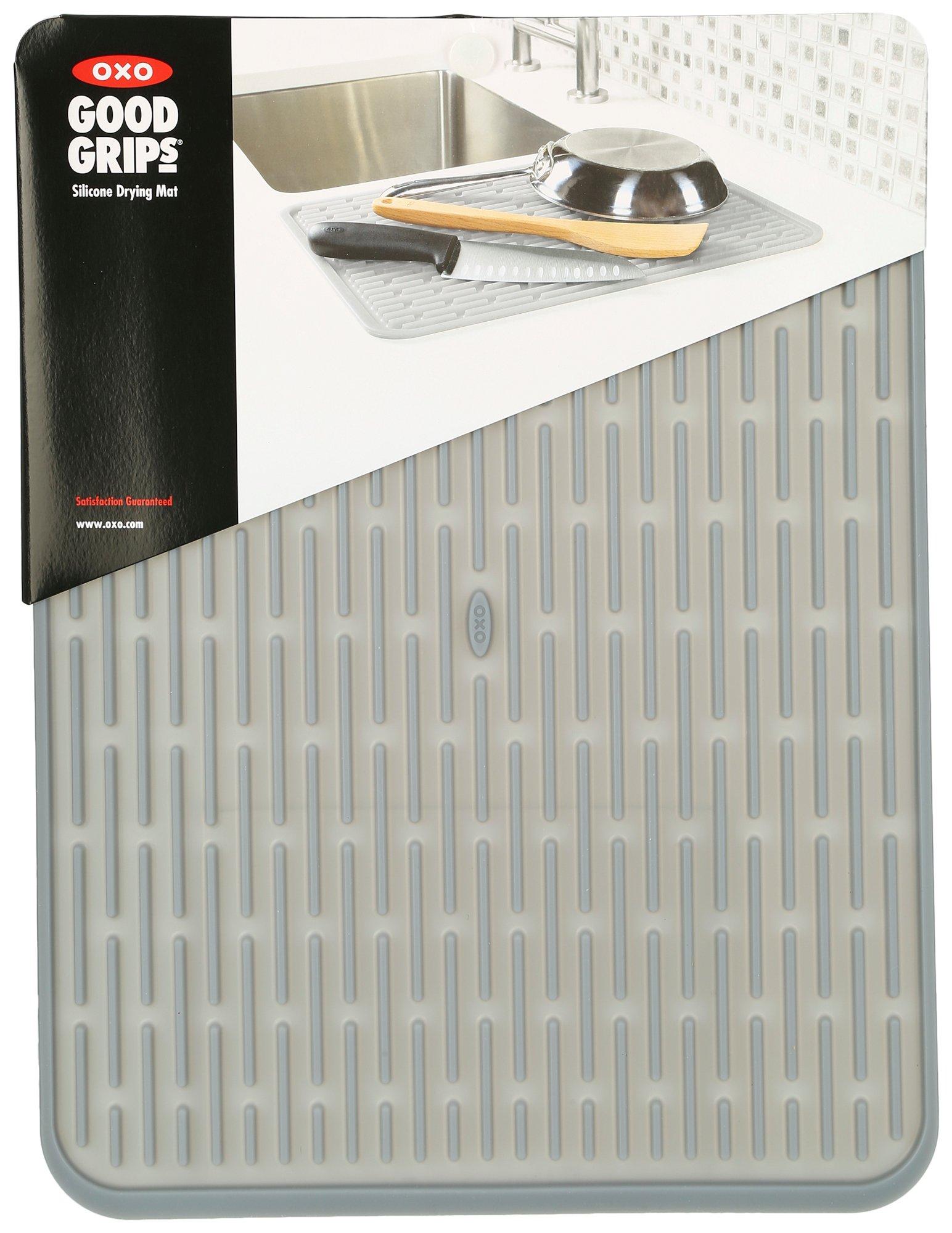  OXO Good Grips Large Silicone Drying Mat, Large (Gray