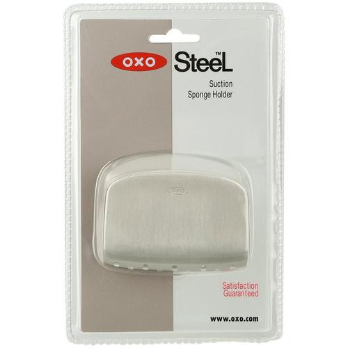 OXO Steel Suction Sponge Holder