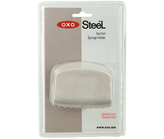 OXO SteeL Aluminum Suction Sponge Holder 1258000