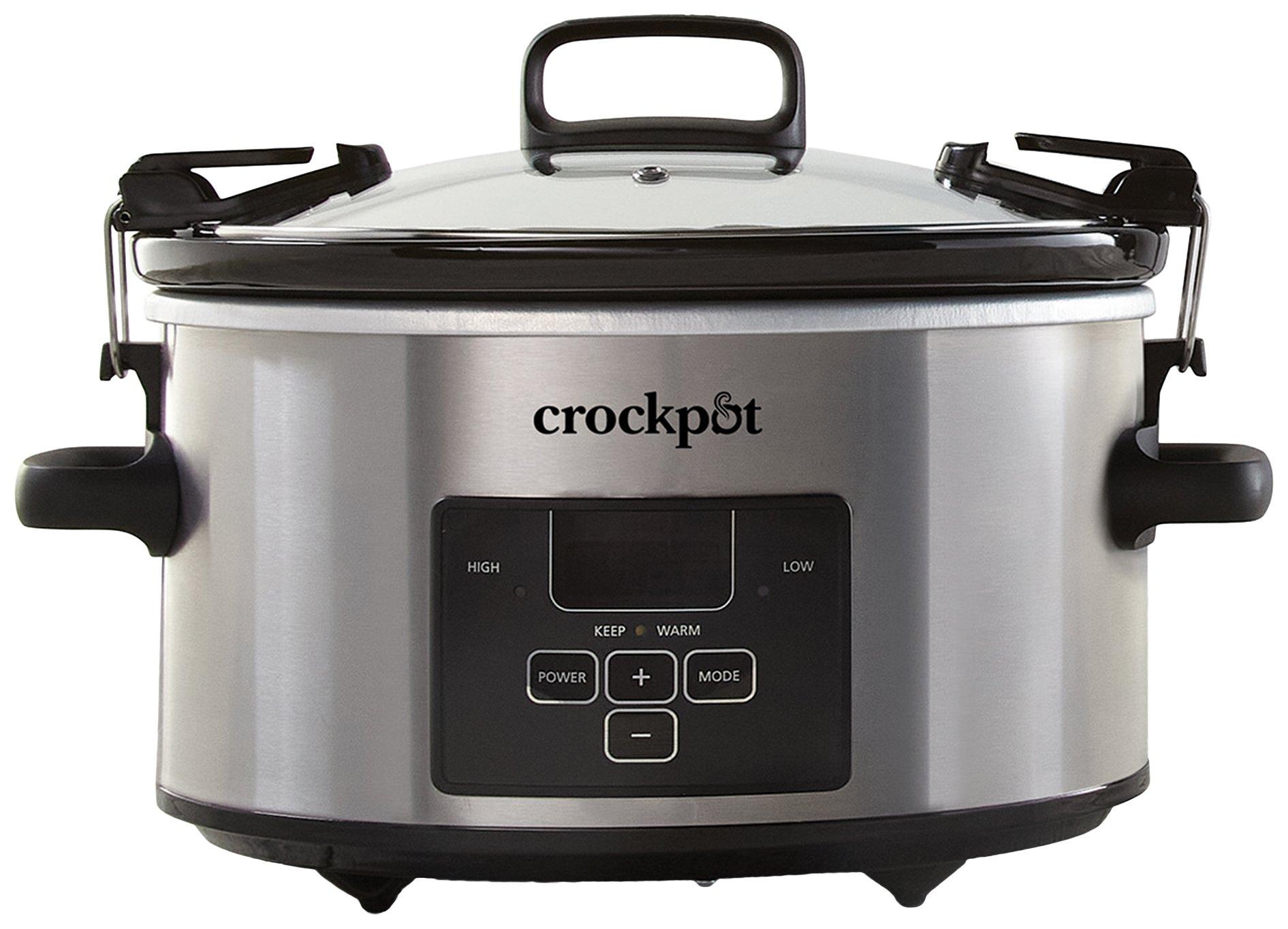 Crockpot 4 Quart Stainless Steel Slow Cooker