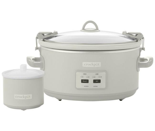 5-QT. Slow Cooker with Griddle & Tote Bag