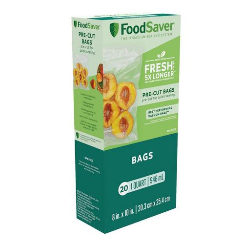 Food Saver 20-count Quart-Size Pre-Cut Vacuum-Seal Bags