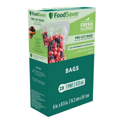 Food Saver 28-count Pint-Size Pre-Cut Vacuum-Seal Bags