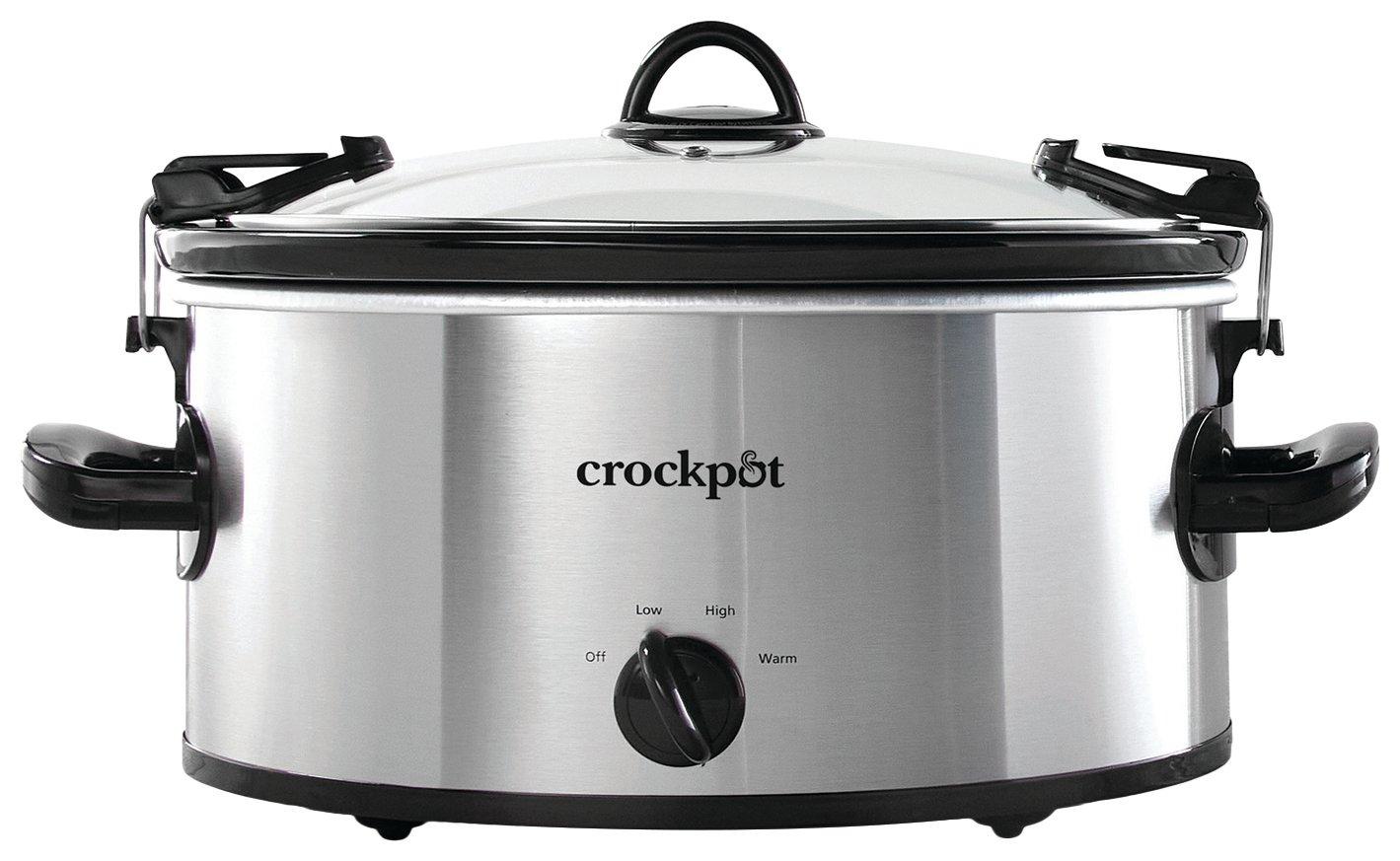 Crockpot 6 Quart Stainless Steel Slow Cooker