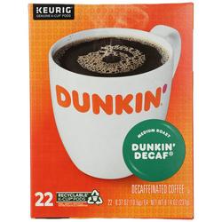 Dunkin Decaf Medium Roast Coffee K-Cups