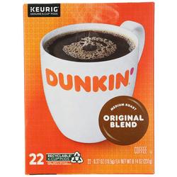 Dunkin Original Blend Medium Roast Coffee K-Cups
