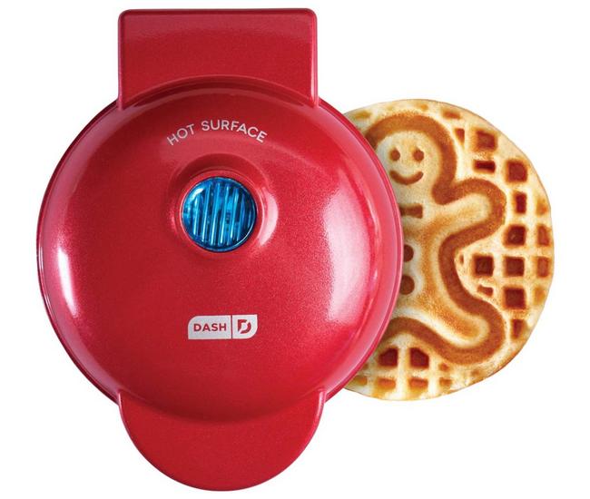 Bella Mini Waffle Maker, Gingerbread Red 11304887 — Beach Camera