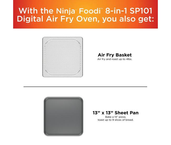 Ninja Foodi 8-in-1 Digital Air Fry Sheet Pan Oven 