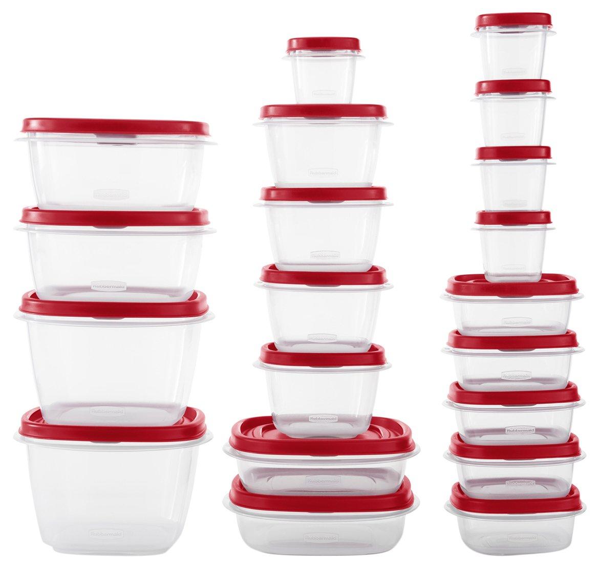 40 Pc Easy Find Food Storage Containers