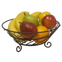 Home Basics Decorative Fruit Bowl