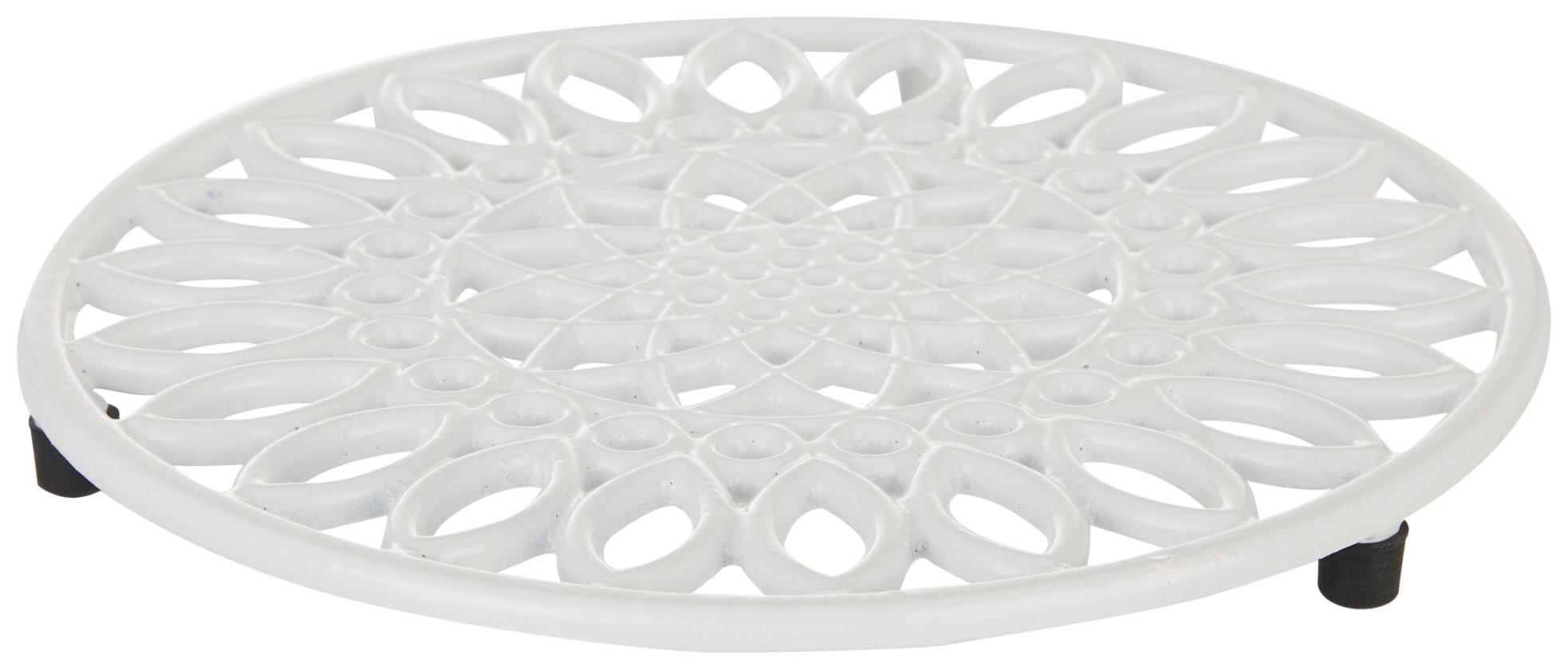 Home Basics Cast Iron Sunflower Trivet