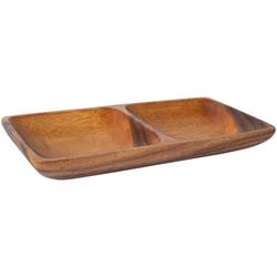 12 in. Rectangular Section Wood Tray