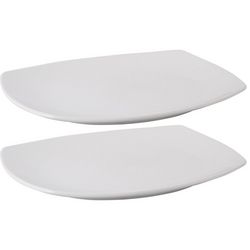 Home Essentials 2 Pc 12 in. Oblong Tray Set