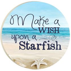 P. Graham Dunn Make A Wish Upon A Starfish Car Coaster