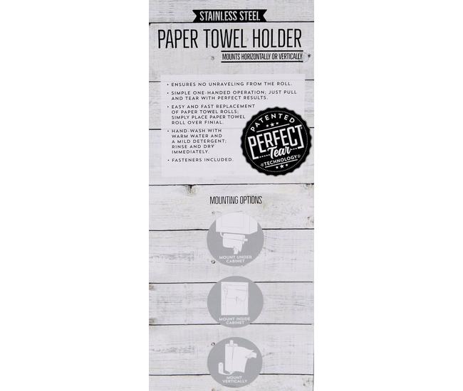 Kamenstein Stainless Steel Paper Towel Holder & Reviews