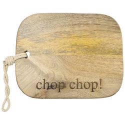 Boston Warehouse 10in Chop Chop Mango Wood Serving Board