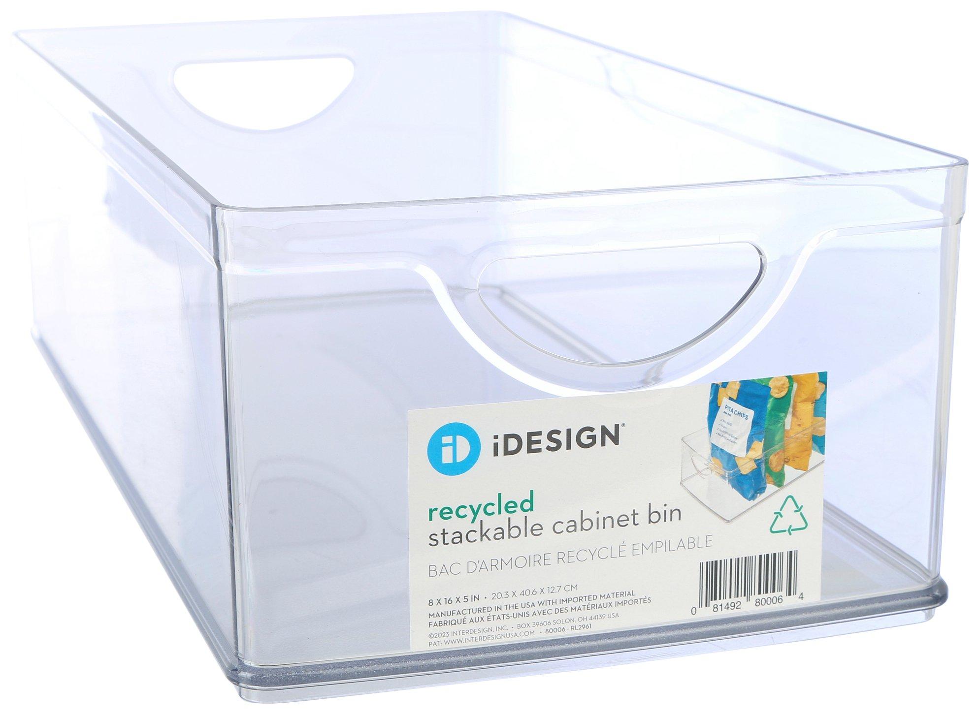 IDESIGN 8x16 Stackable Recycled Cabinet Bin