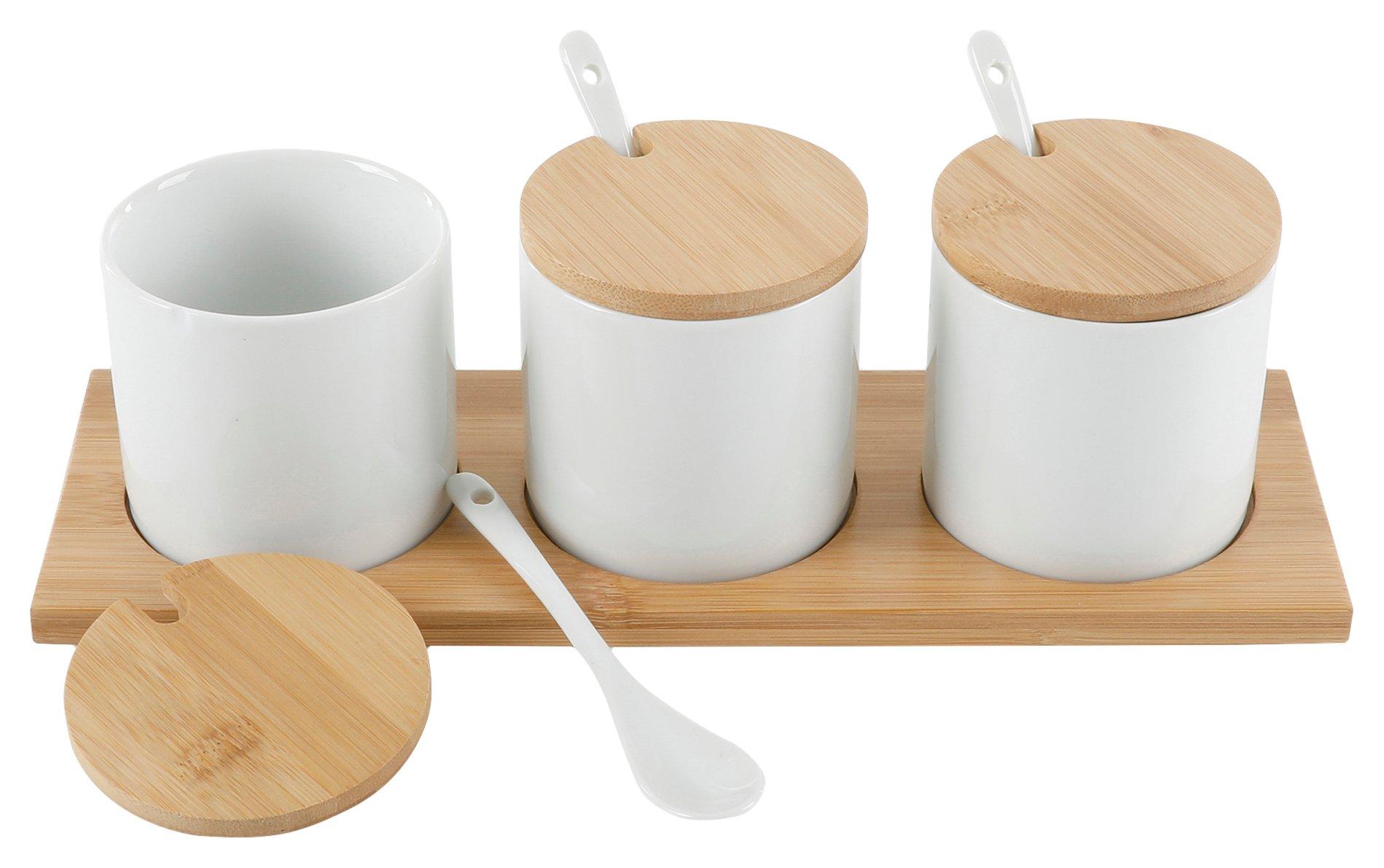 10 pc Condiment Jar and Spoon Set