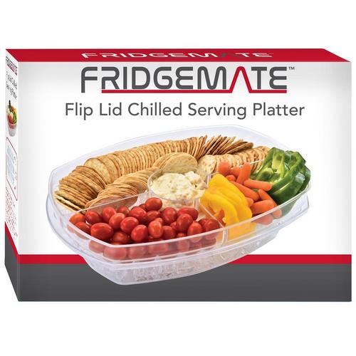 Fridgemate 15x11 Flip Lid Chilled Serving Platter