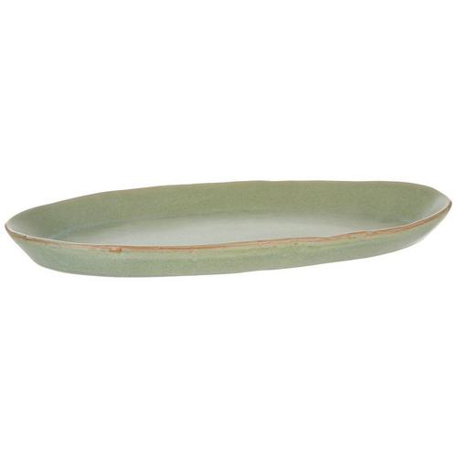 Creative Coop 7x15 Stoneware Serving Plate