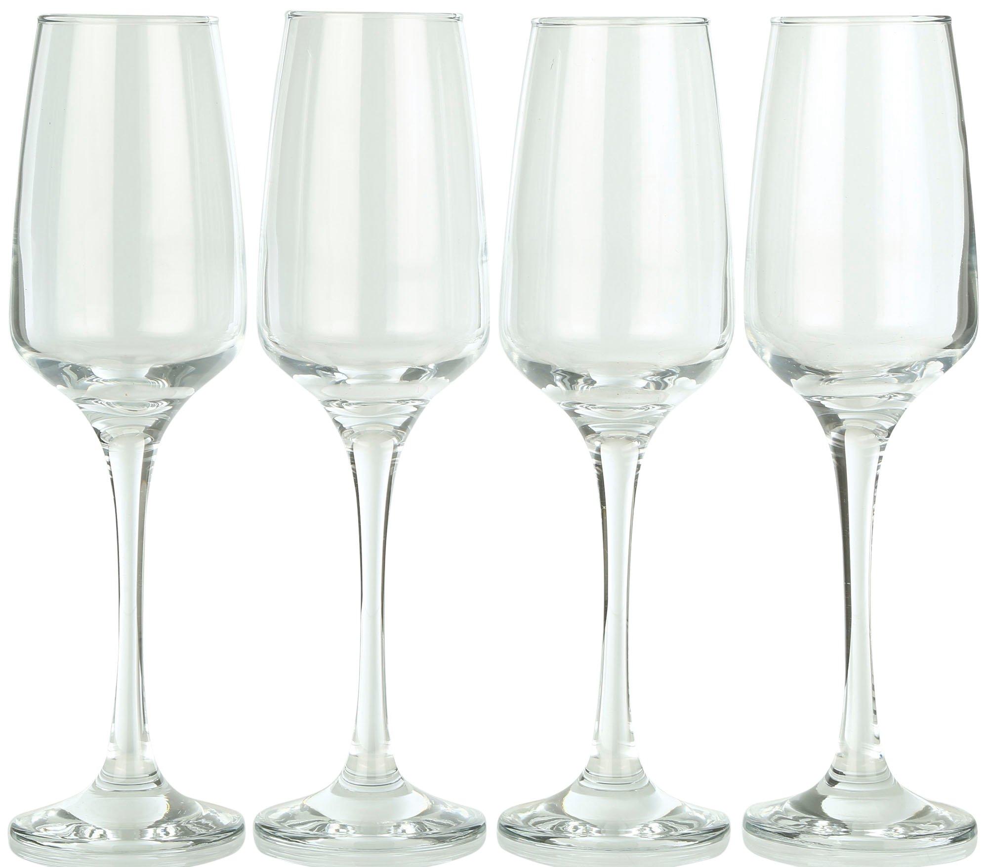 4pc Champagne Glass Set