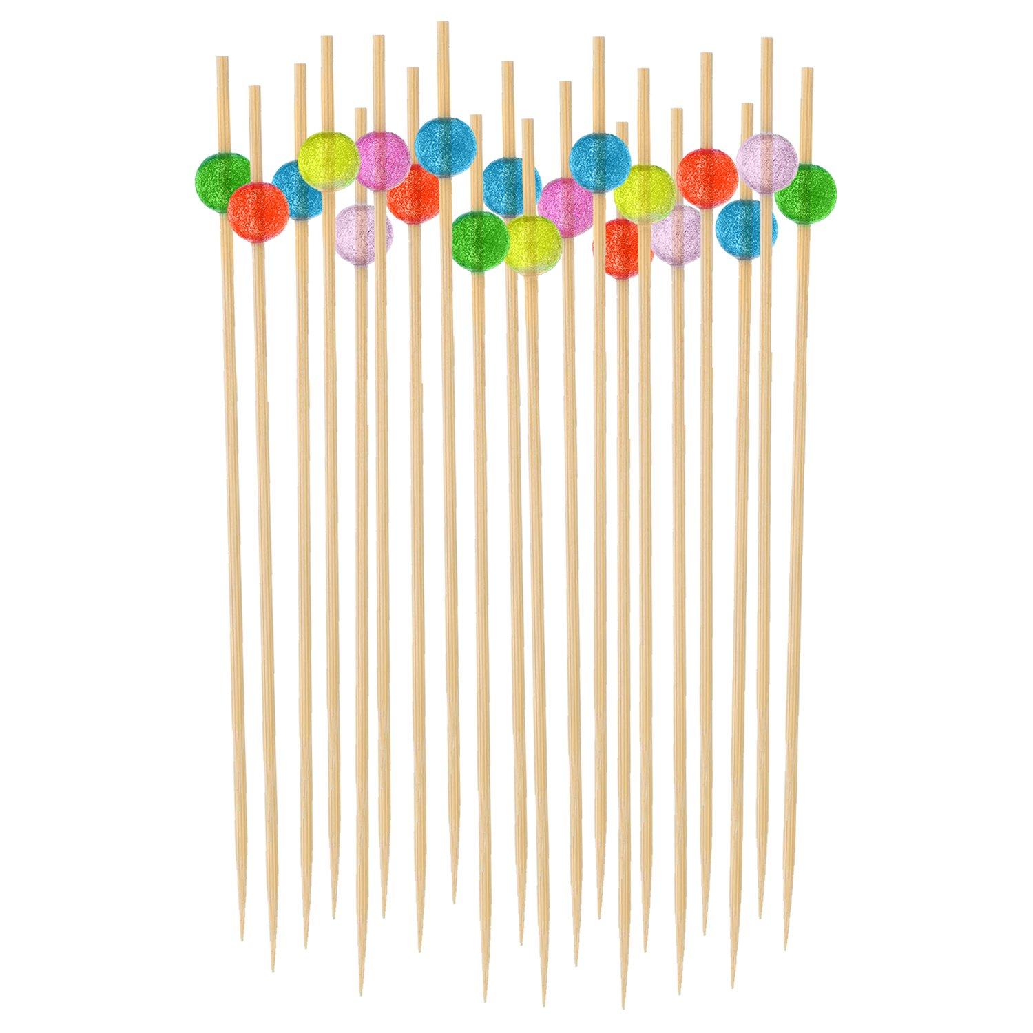 Oggi 20 Pc. Wooden Cocktail Picks With Balls