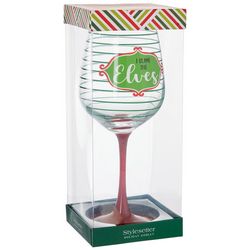Jay Imports I Blame The Elves Holiday Goblet