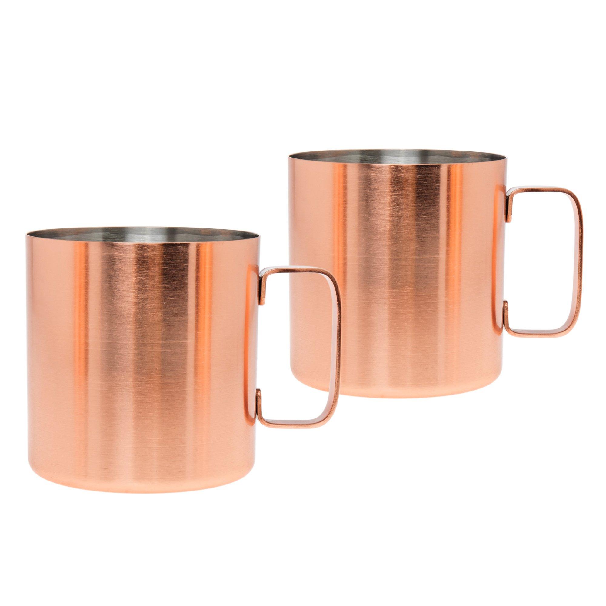 2 pk Copper Finish Moscow Mule Mugs