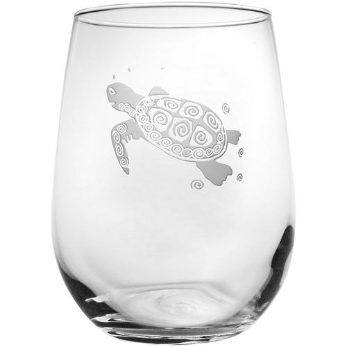 Rolf Glass 17 oz. Sea Turtle Stemless Goblet