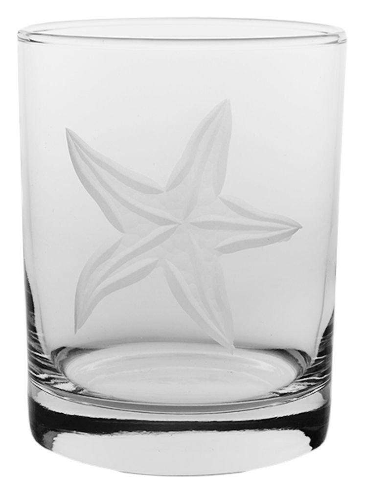 Rolf Glass 14 oz. Starfish Double Old Fashioned