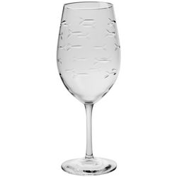 Rolf Glass 18 oz. School of Fish Wine Glass