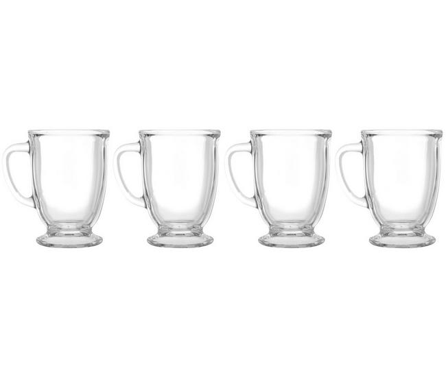 Libbey Kona Mug 4-Piece Glassware Set