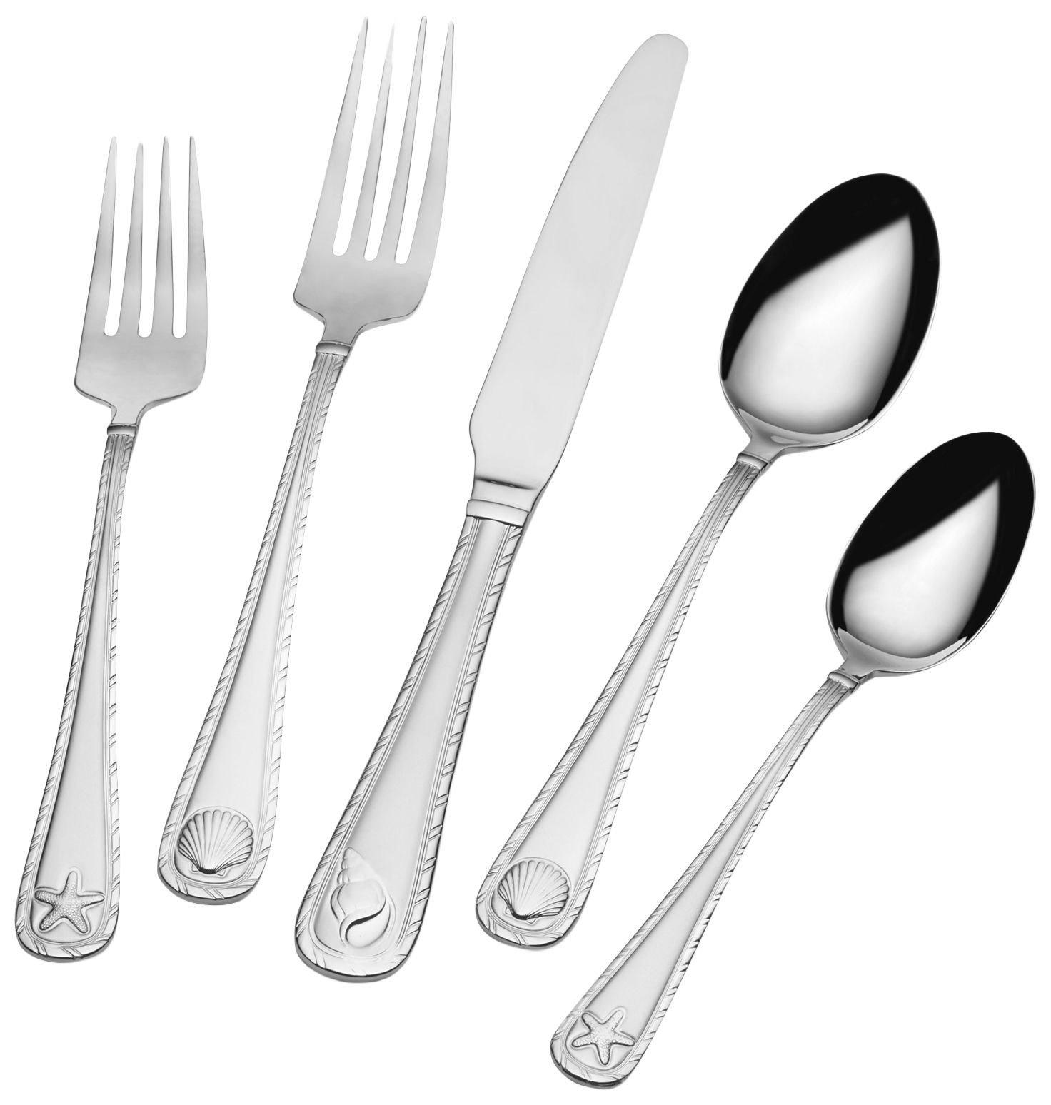 Towle Living Flamingo Flatware Set 20-Piece Stainless Steel