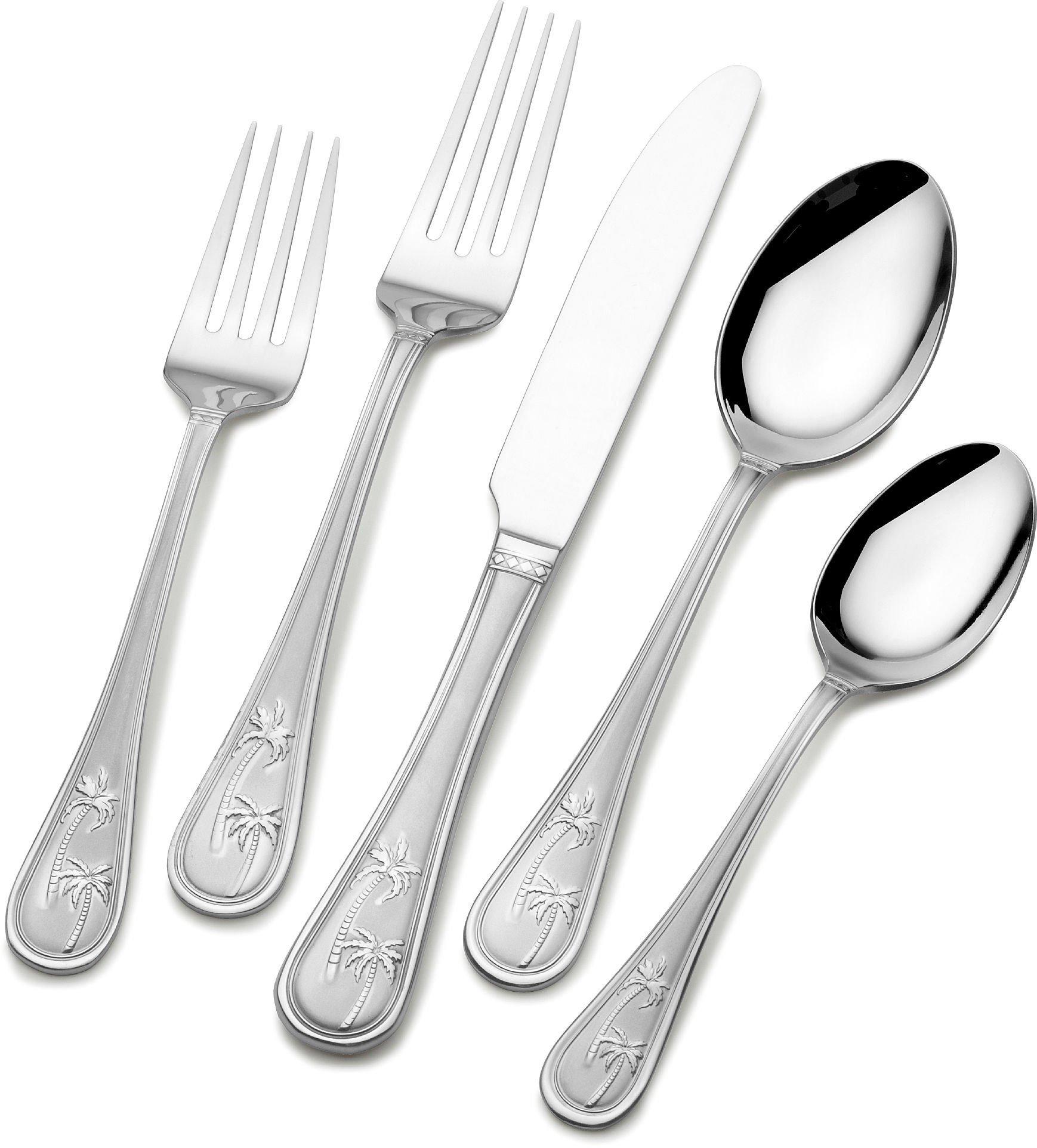 Towle Living Flamingo Flatware Set 20-Piece Stainless Steel