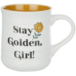 Stay Golden Girl Textured Mug