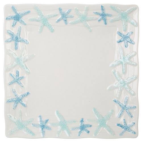 Gibson Cape Coral Starfish Salad Plate