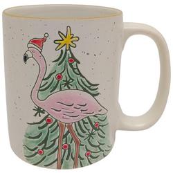 17 oz. Santa Flamingo Mug
