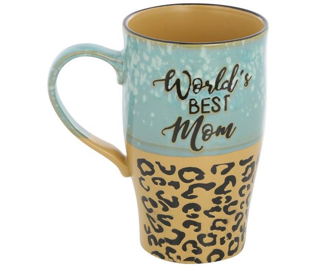 Baseball Mamaw Leopard Game Day Women Lover Mothers Day Ceramic Mug 11oz  15oz 