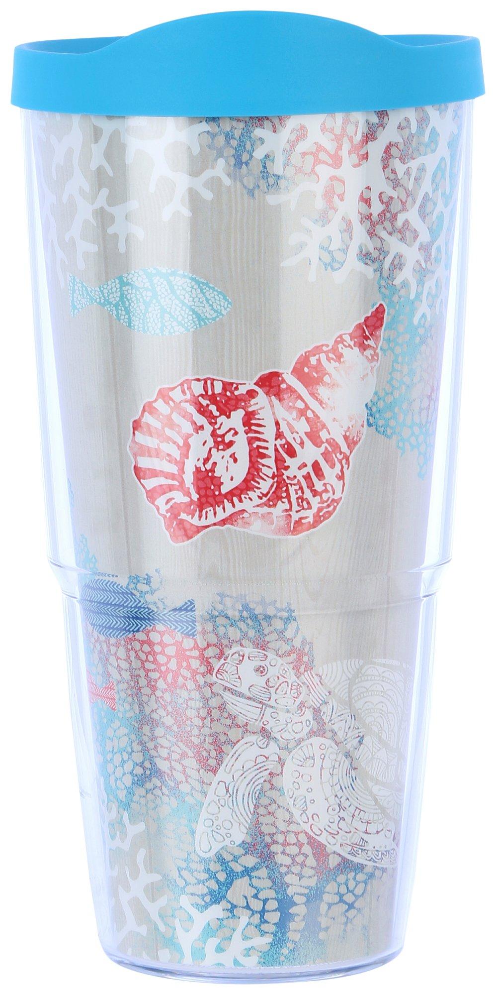 24 oz. Starfish Shores Tumbler With Lid