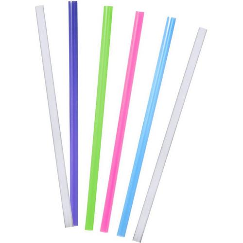 Tervis 6-pc 10'' Straight Straws Set One Size Pink/blue/green/clear 