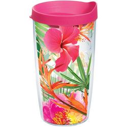 16 oz. Tropical Hibiscus Tumbler With Lid