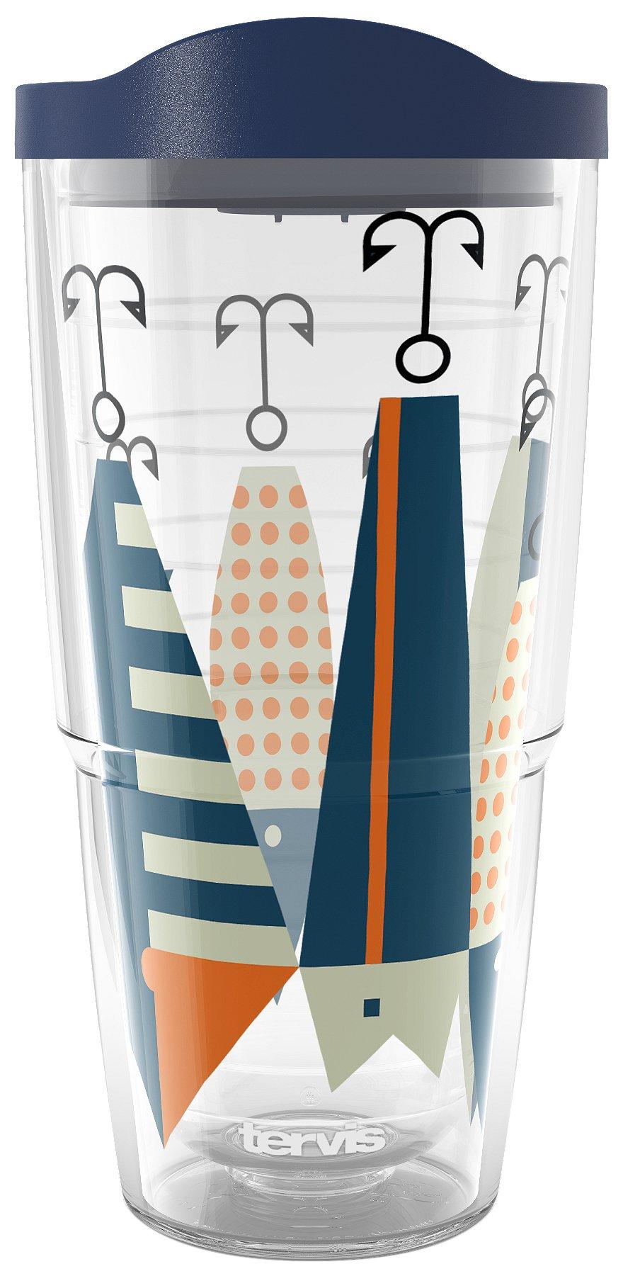 Tervis 24 Oz Insulated Tumbler Salt Life Tropical Beach House Island Wrap  Blue