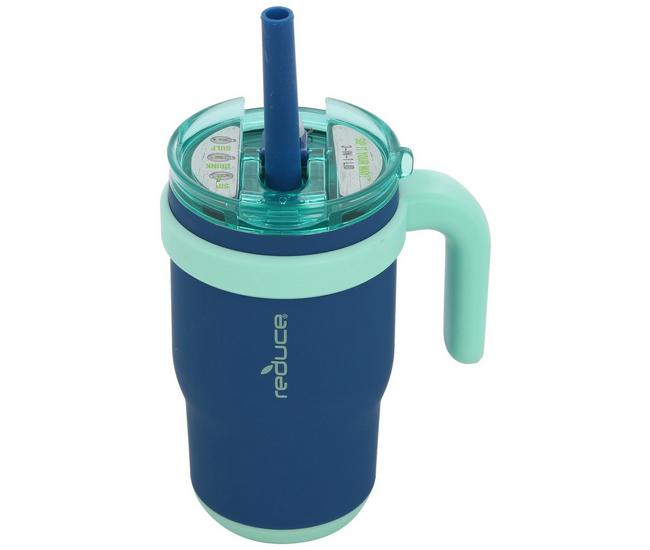 NEW Reduce 3-in-1 Teal 14oz Cup Coldee Stainless Steel Tumbler Lid