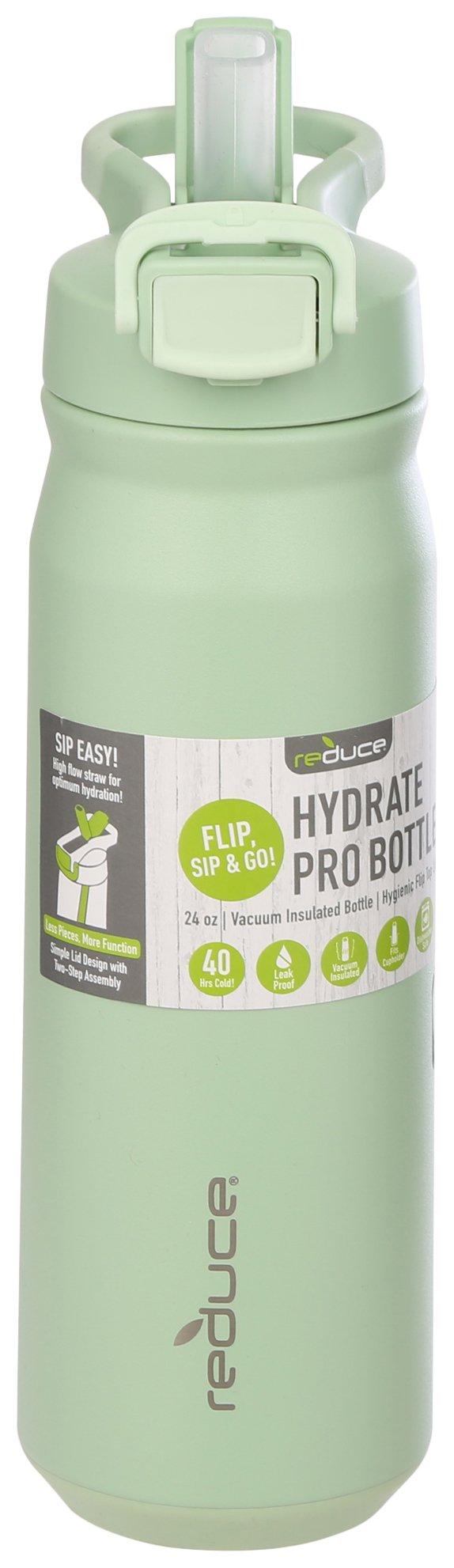 Reduce Vacuum Insulated Stainless Steel Hydrate Pro Water Bottle with  Leak-Proof Lid, Glacier, 32 oz