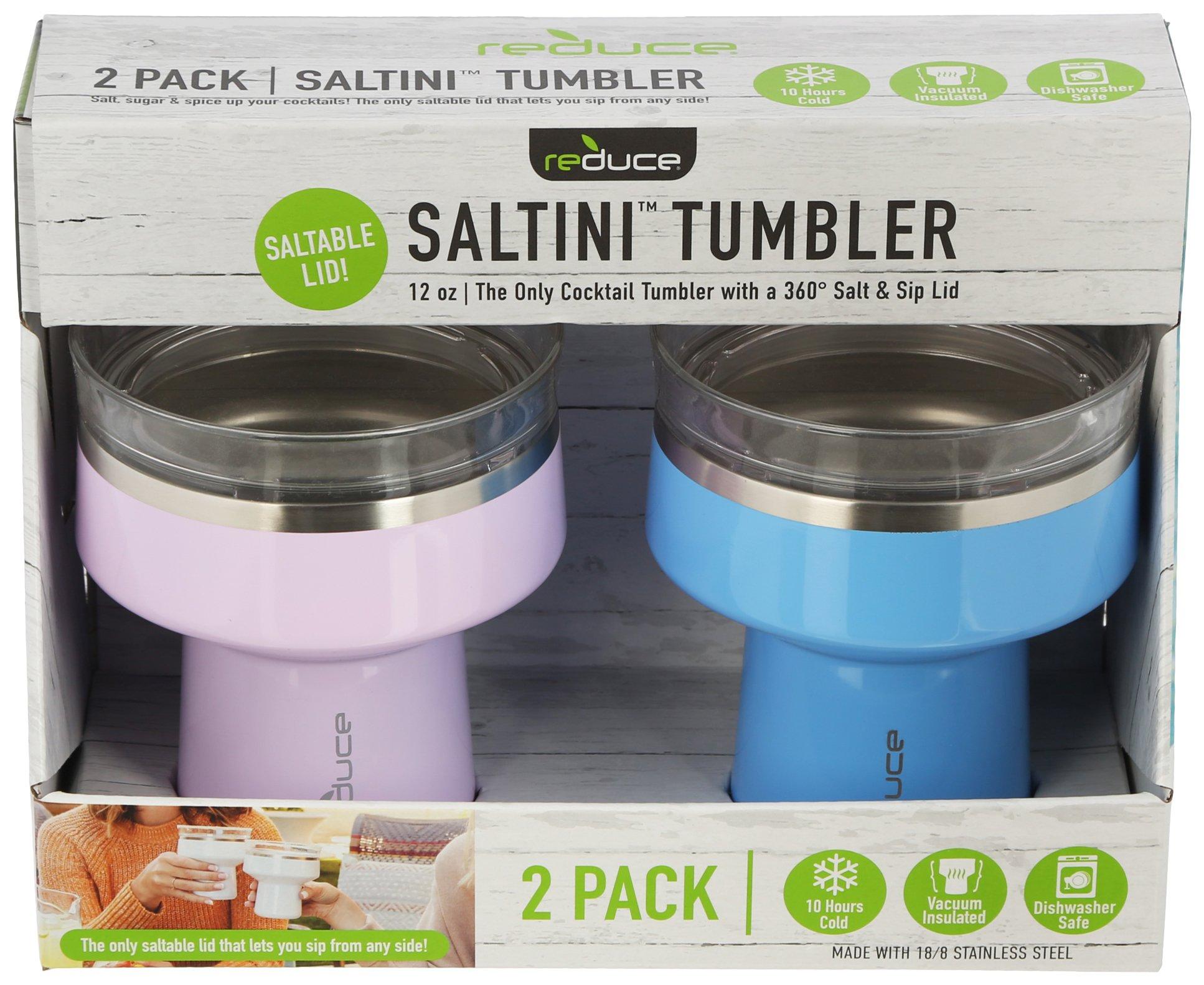 2-Pk 12 oz Saltini Tumblers