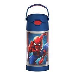 12oz Stainless Steel Spiderman Bottle For Kids