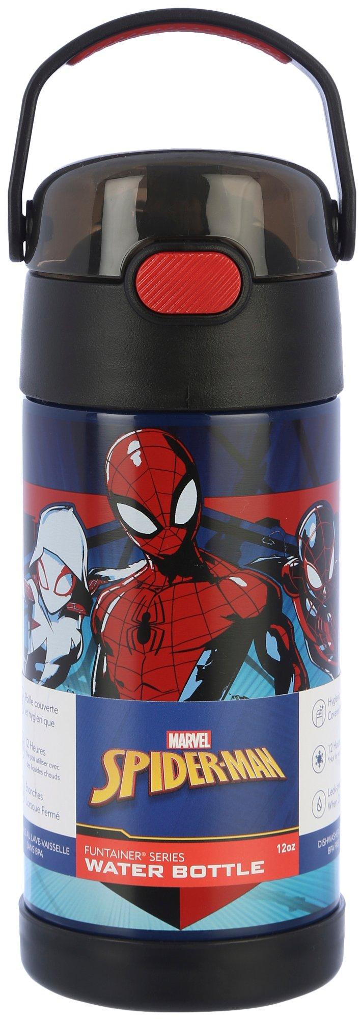 12oz Stainless Steel Spiderman Bottle For Kids