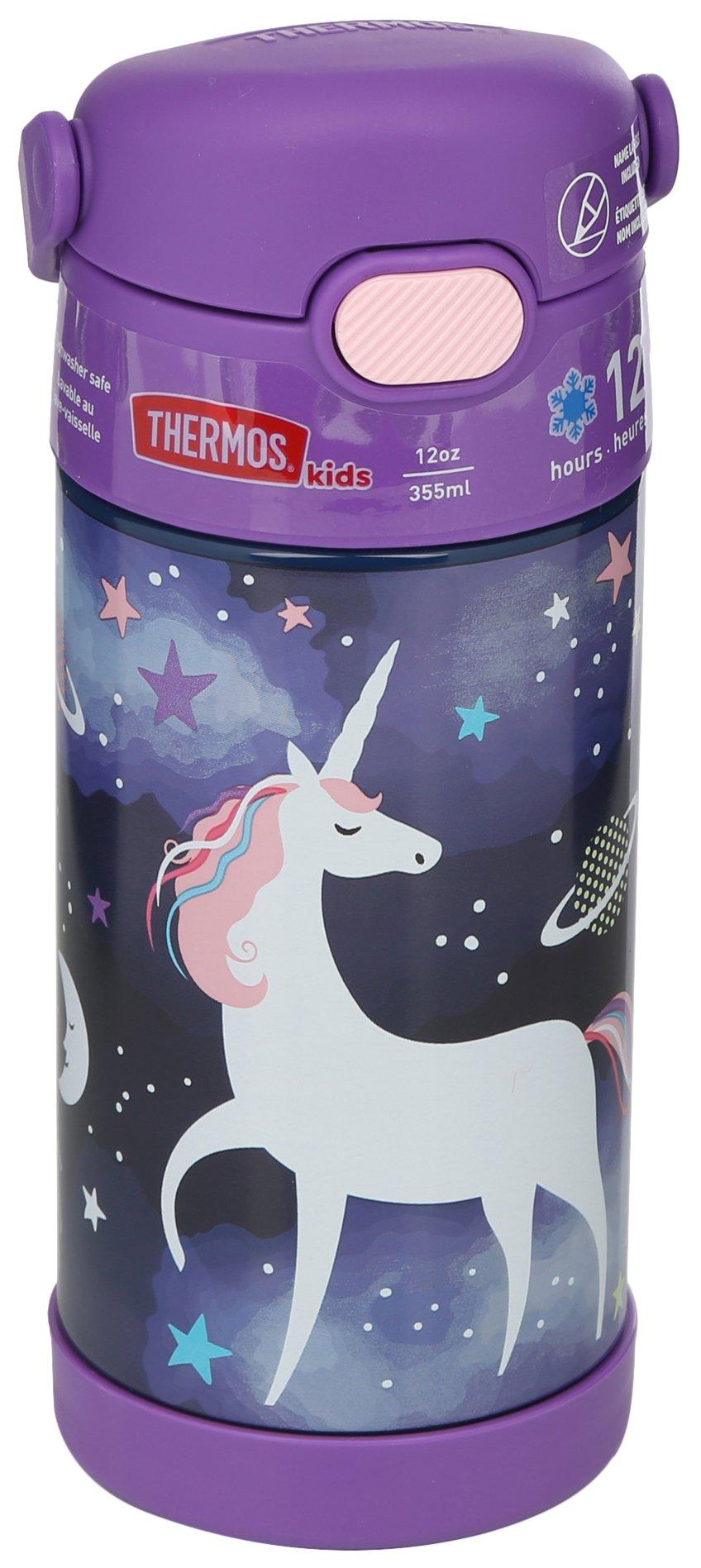 12oz Stainless Steel Unicorn Bottle For Kids