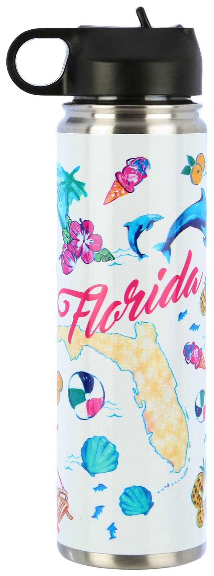 22 oz. Florida Destination Water Bottle